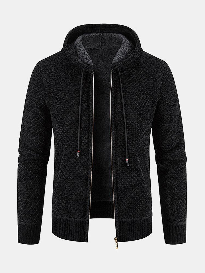 Teddy Gevoerde Textuur Hoodie