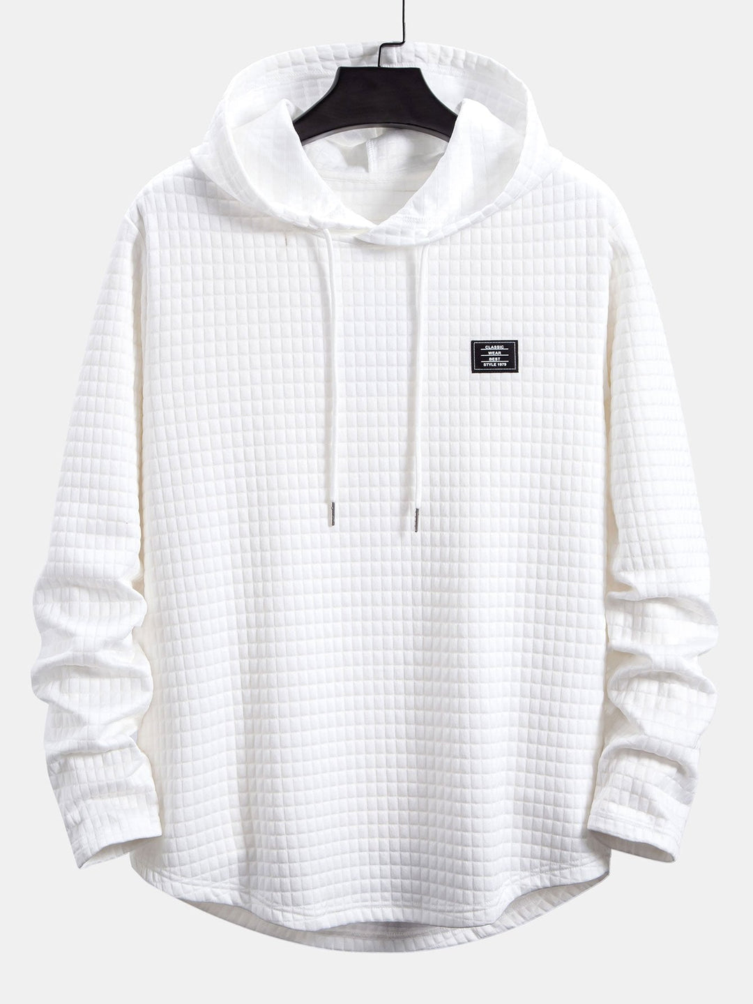 Langemouw Wafel Hoody Arc Hem T-Shirt & Joggingbroek