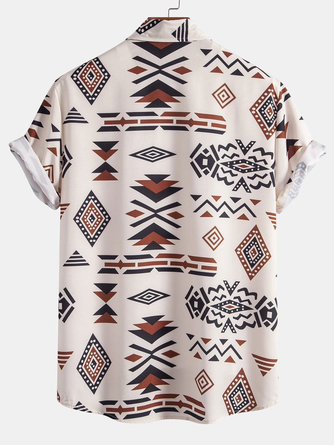 Azteeks Geometrisch Print Shirt & Zwemshorts