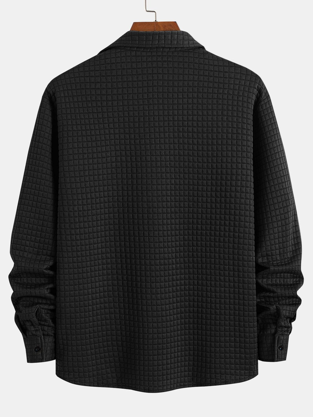 Wafel Knop-Up Shirt & Touwtjes Corduroy Cargo Jogger Broek