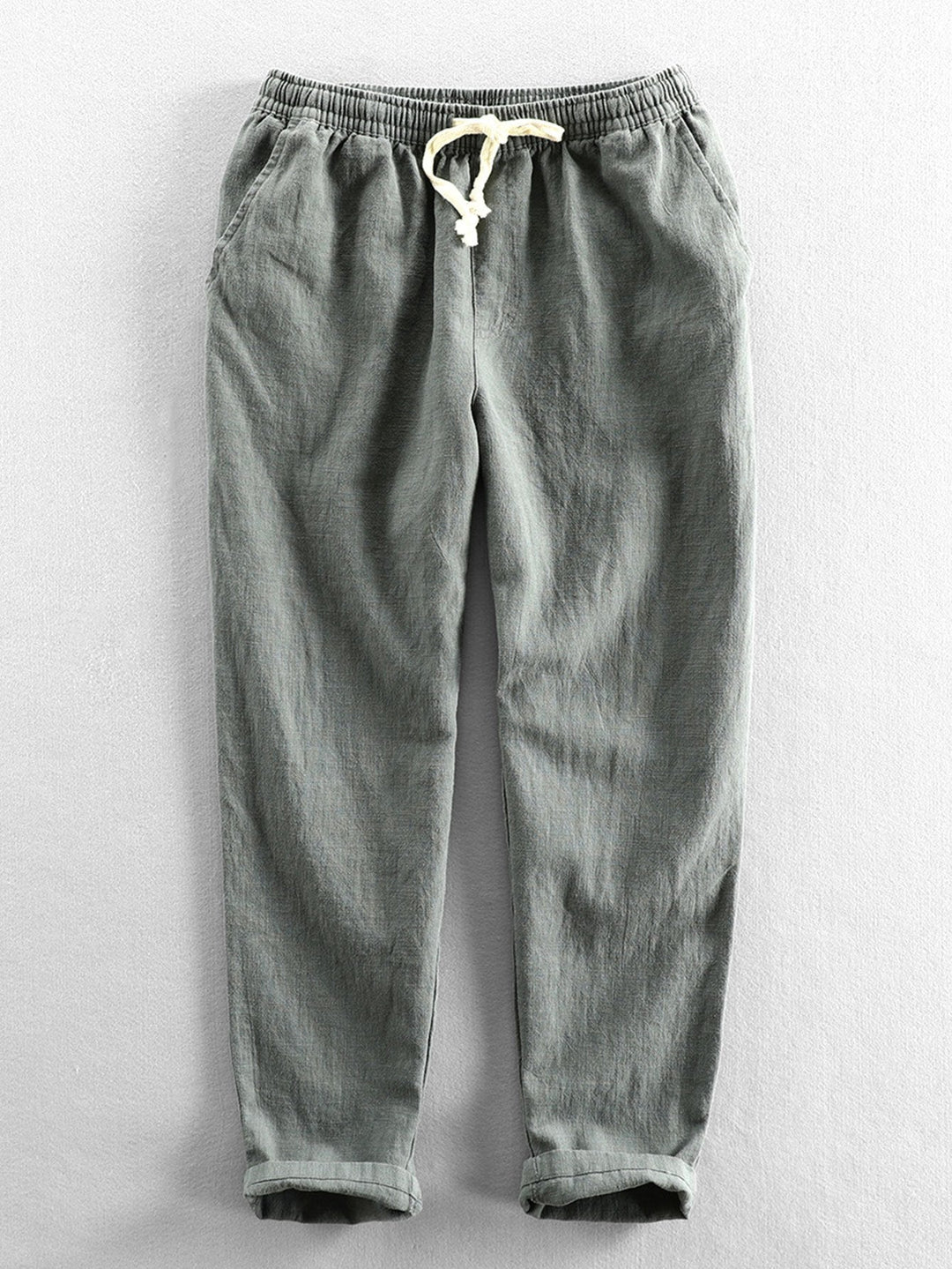 Linnen Katoen Mix Cropped Broek