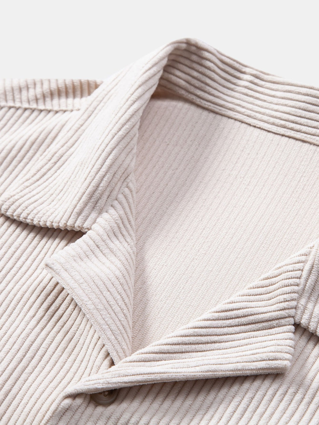 Korte Mouwen Corduroy Cubaanse Shirt & Shorts