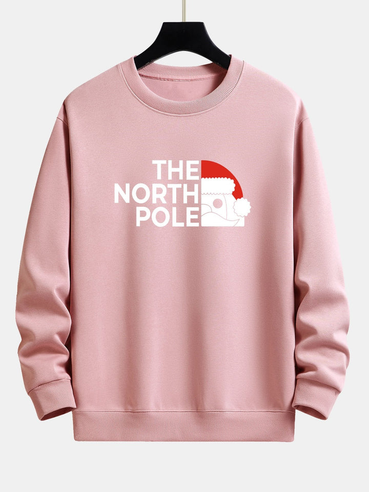 Santa Claus Slogan Print Relax Fit Sweatshirt