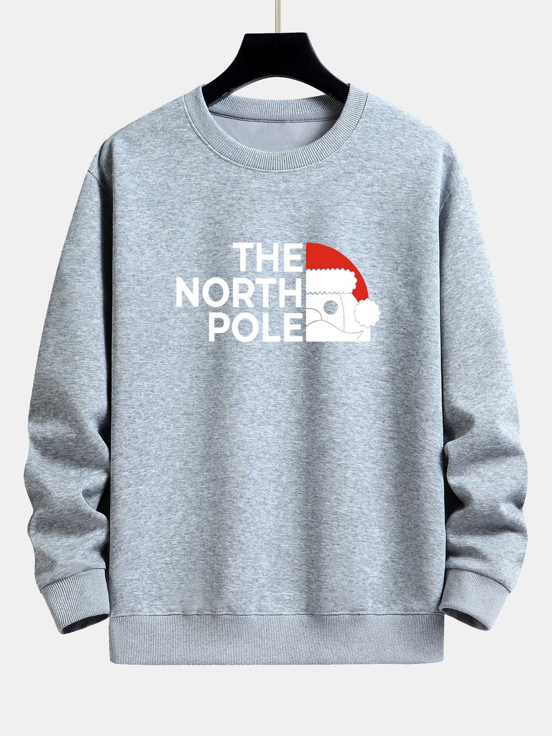 Santa Claus Slogan Print Relax Fit Sweatshirt