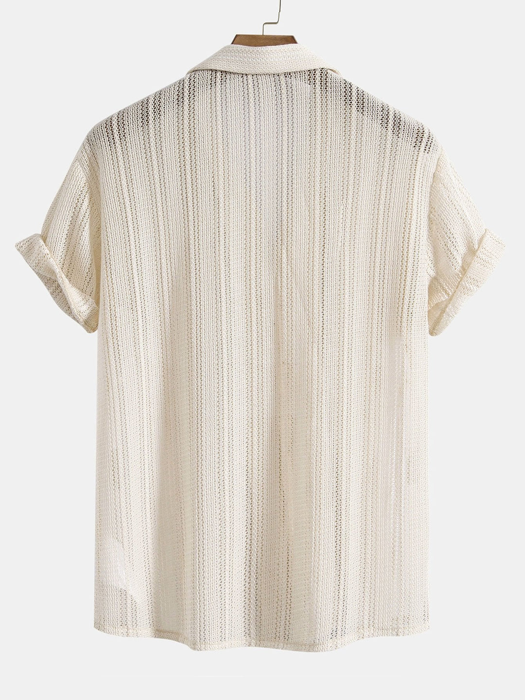Textured Cuban Shirt & Straight Leg Linen Pants
