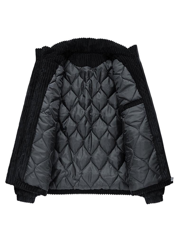 Gevoerde Corduroy Jas