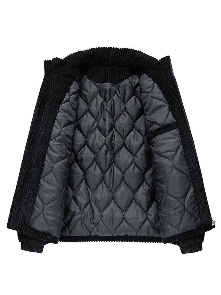 Gevoerde Corduroy Jas