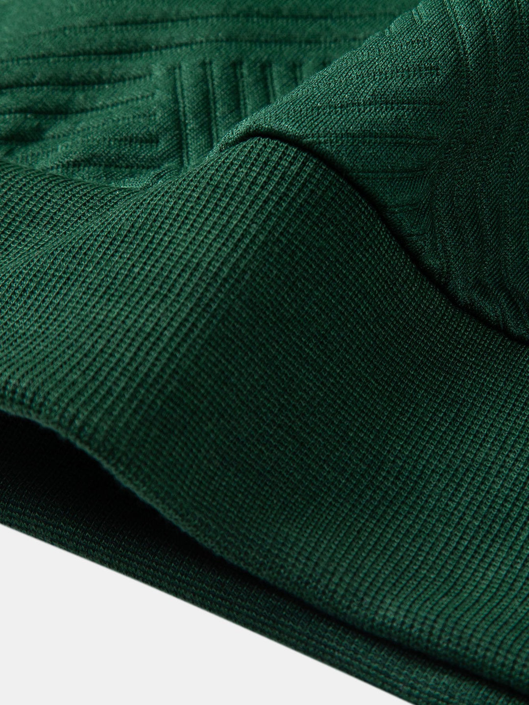Relax Fit Geometrisch Gestreept Sweatshirt & Trekkoord Corduroy Cargo Jogger Broek