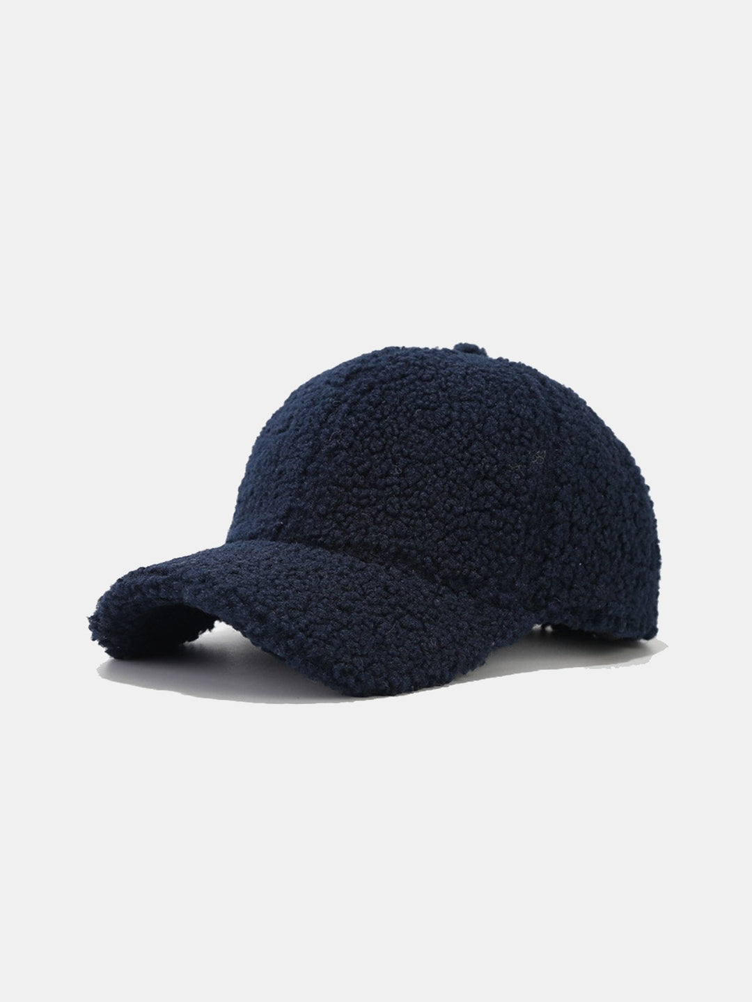 Solid Kleur Pluche Warme Baseballpet