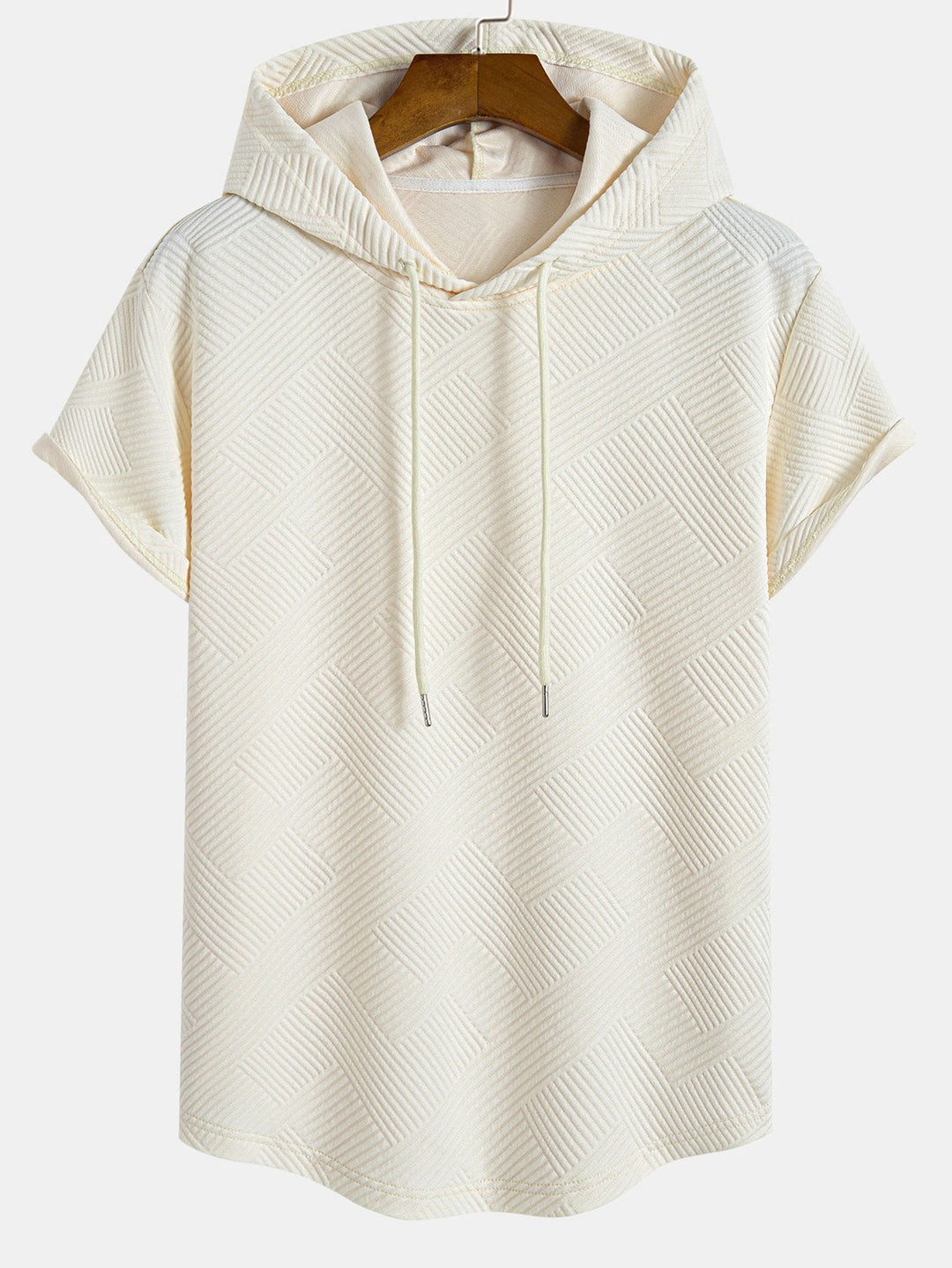 Striped Jacquard Hooded T-Shirt & Striped Jacquard Shorts