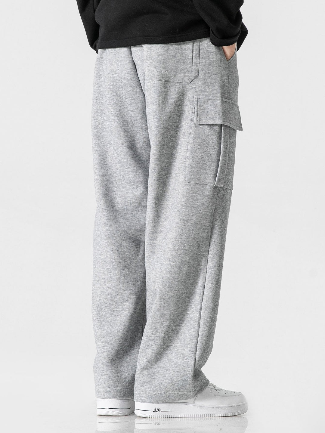 Relax Fit Straight Leg Jersey Cargo Broek