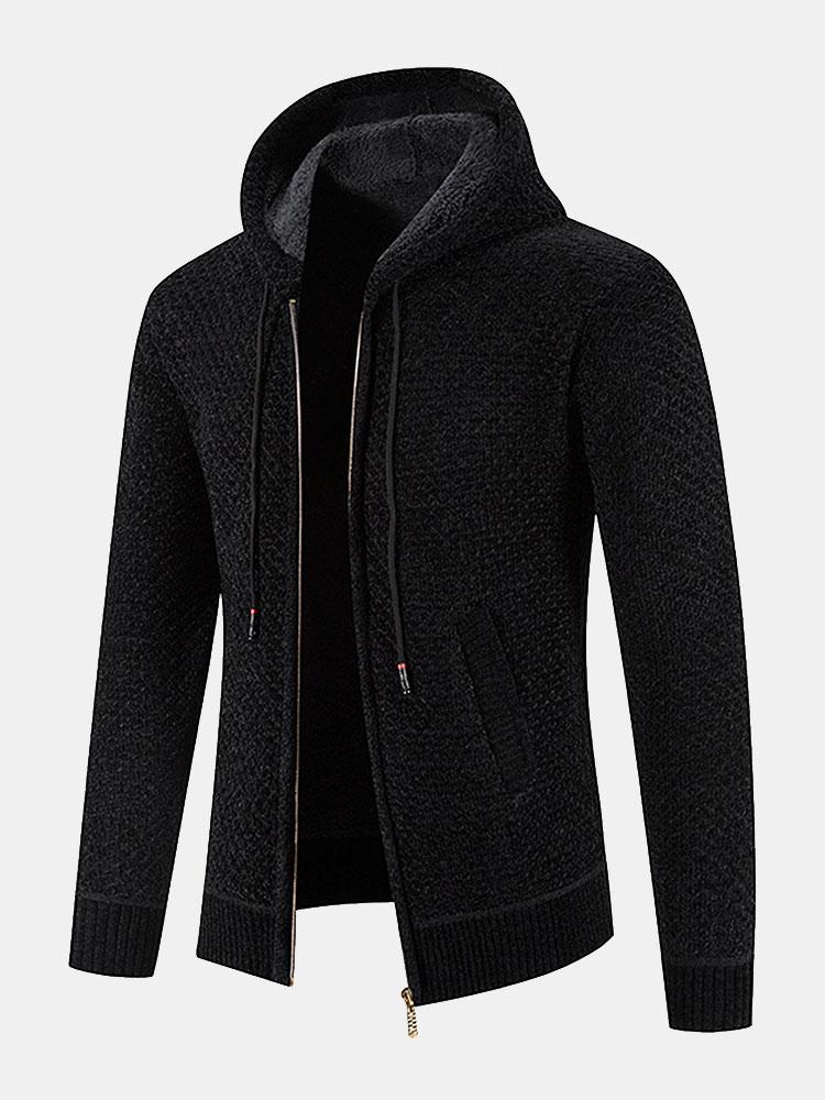 Teddy Gevoerde Textuur Hoodie