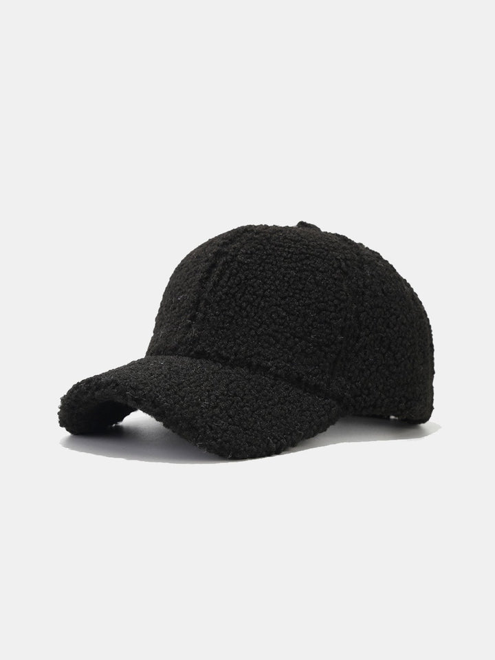 Solid Kleur Pluche Warme Baseballpet