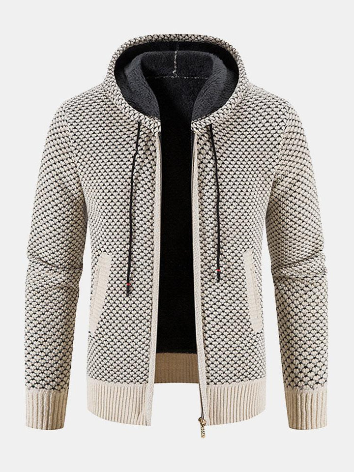 Teddy Gevoerde Textuur Hoodie