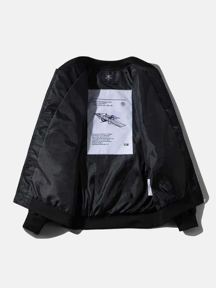 Oversized NASA Print Bomberjack