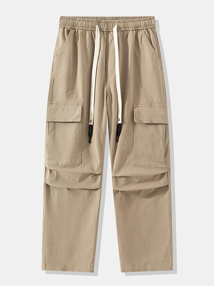 Rechtafstaande Katoenen Cargo Broek