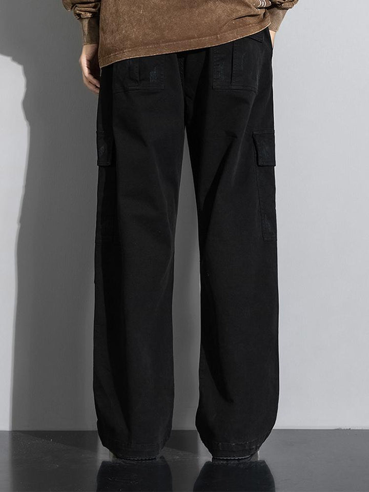 Rechtafstaande Katoenen Cargo Broek