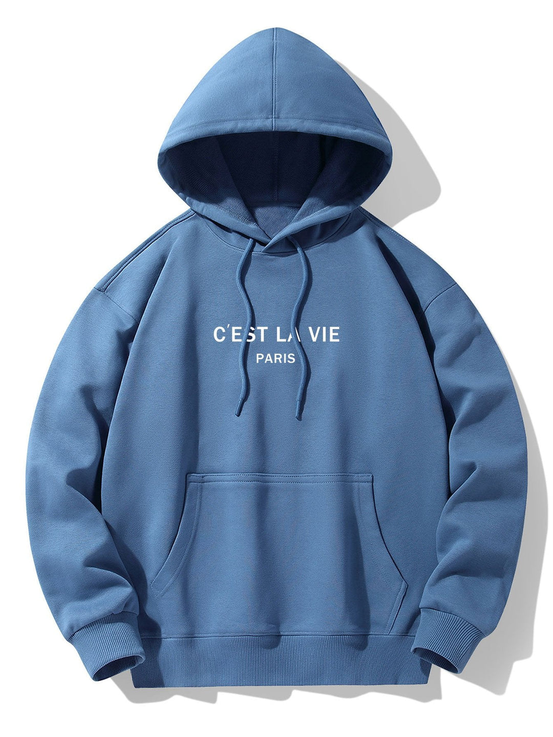 Paris Print Katoenmix Hoodie & Joggingbroek