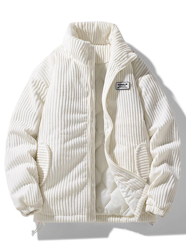 Gevoerde Corduroy Jas