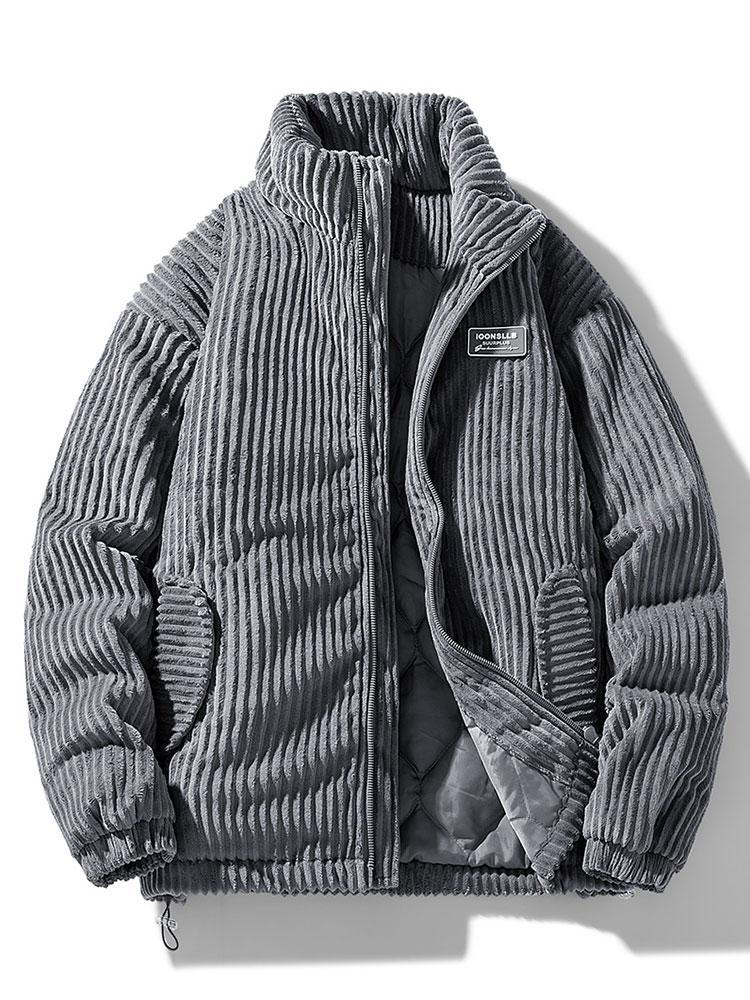 Gevoerde Corduroy Jas