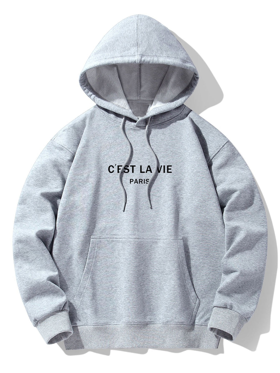 Paris Print Katoenmix Hoodie & Joggingbroek