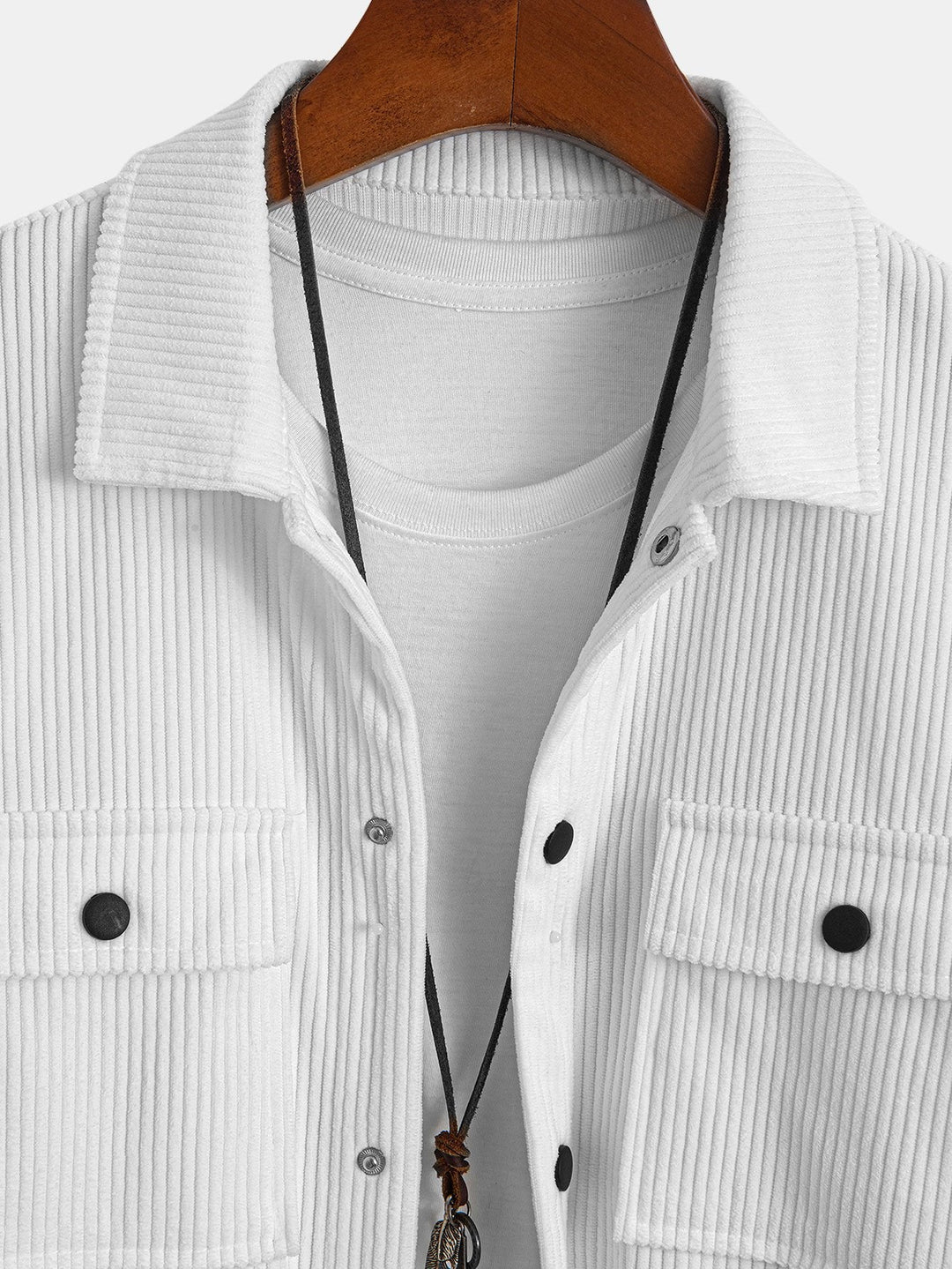 Katoenen overshirt met zakken en trekkoord, katoenen cargo joggerbroek