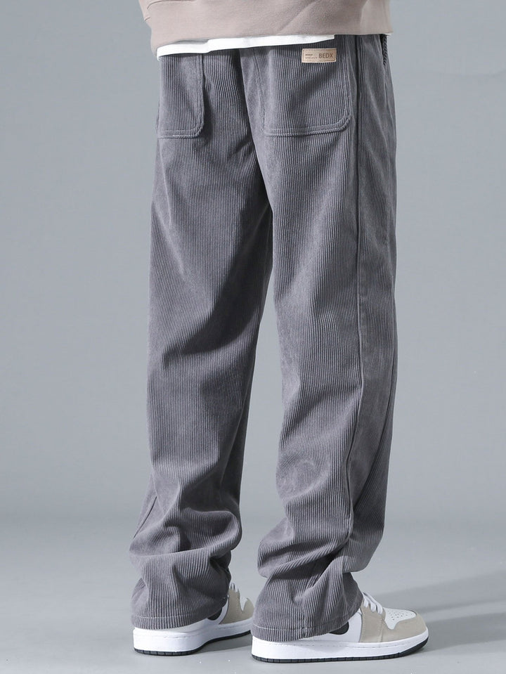 Rechtafstaande Corduroy Broek