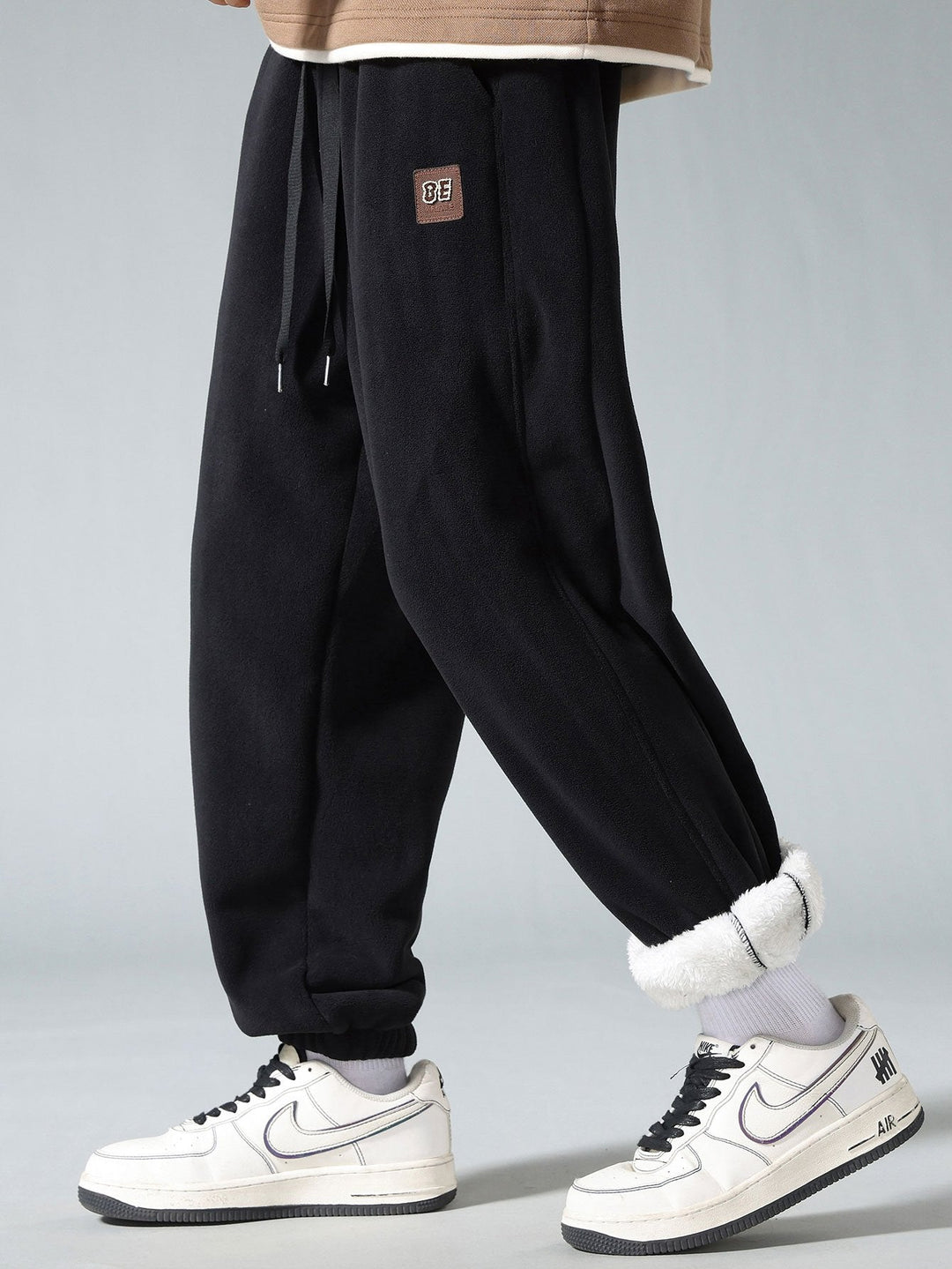 Teddy Voering Pool Fleece Joggingbroek