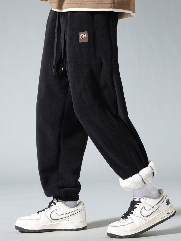 Teddy Voering Pool Fleece Joggingbroek