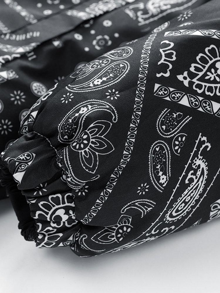 Omkeerbare Paisley Pufferjas