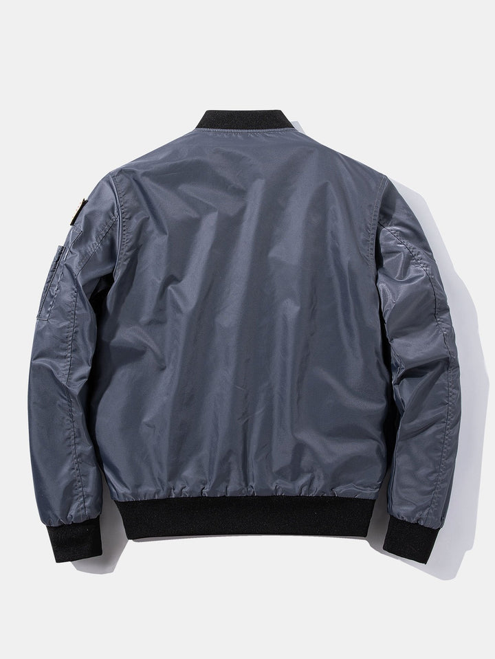 Reversible NASA Geborduurde Patch Bomberjack