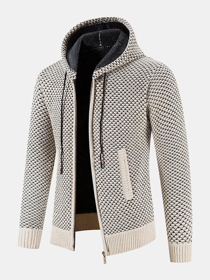 Teddy Gevoerde Textuur Hoodie