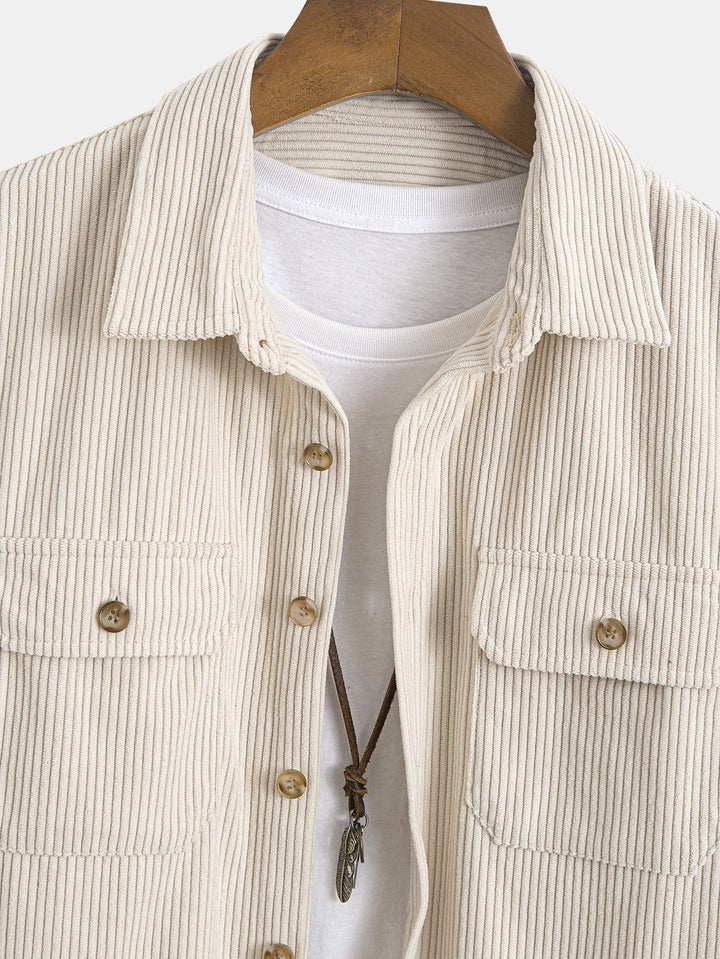 Dubbele Pocket Corduroy Shirt