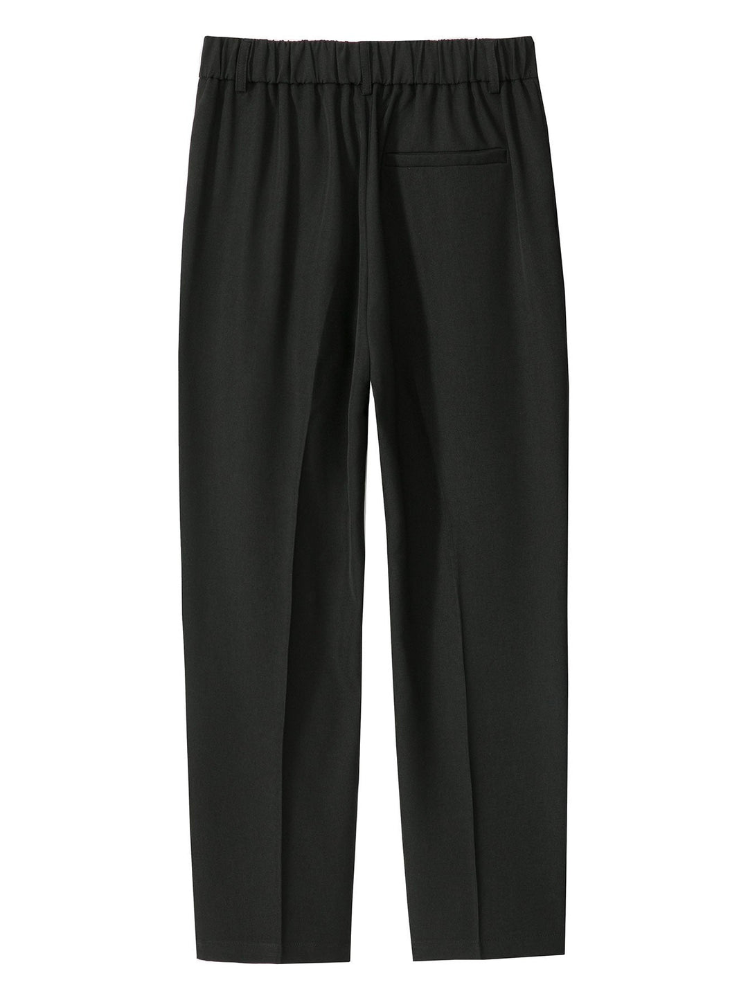 Relax Fit Elastische Taille Rechte Pijpen Broek
