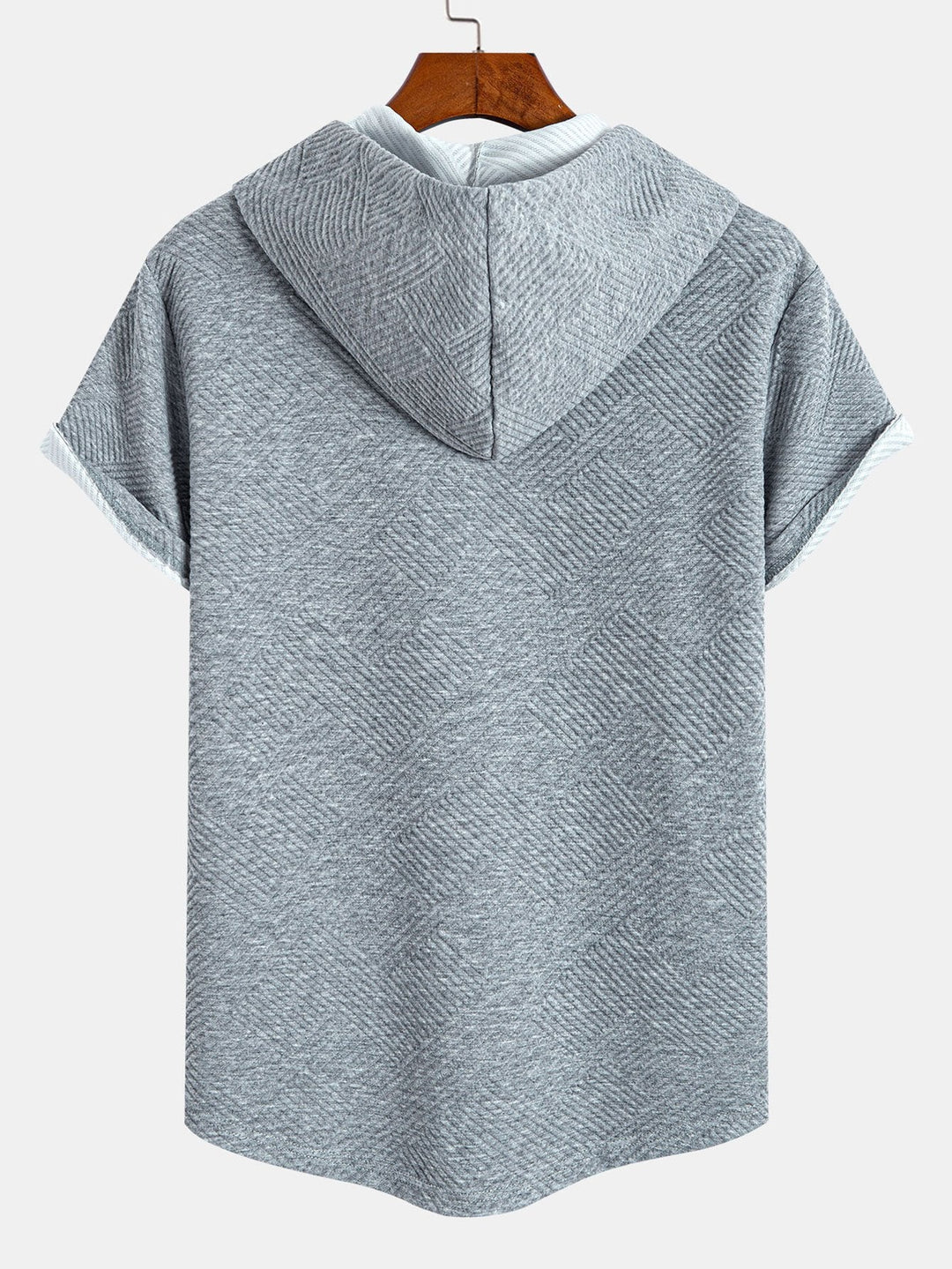 Striped Jacquard Hooded T-Shirt & Striped Jacquard Shorts