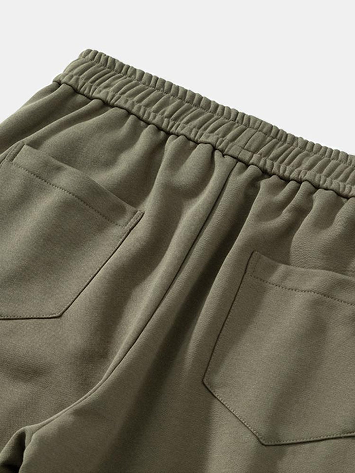 Cotton Jogging Pants with Drawstrings