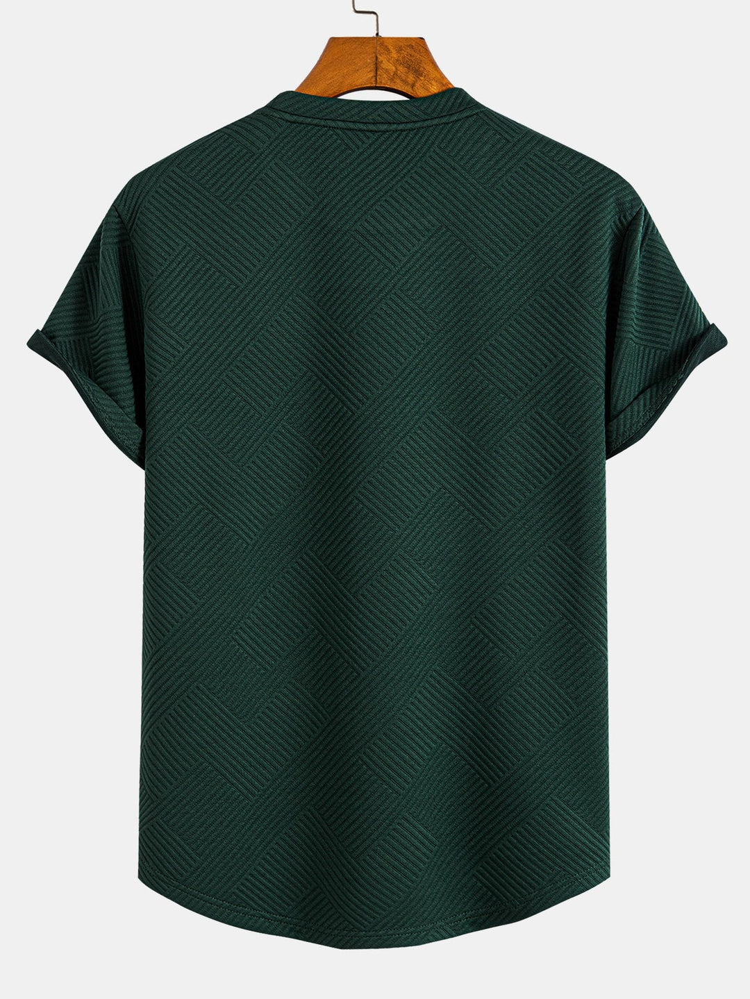 Korte Mouw Streep Jacquard Boog Hem T-Shirt & Shorts