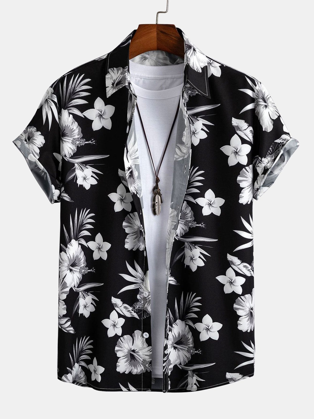 Tropical Floral Shirt & Swim Shorts