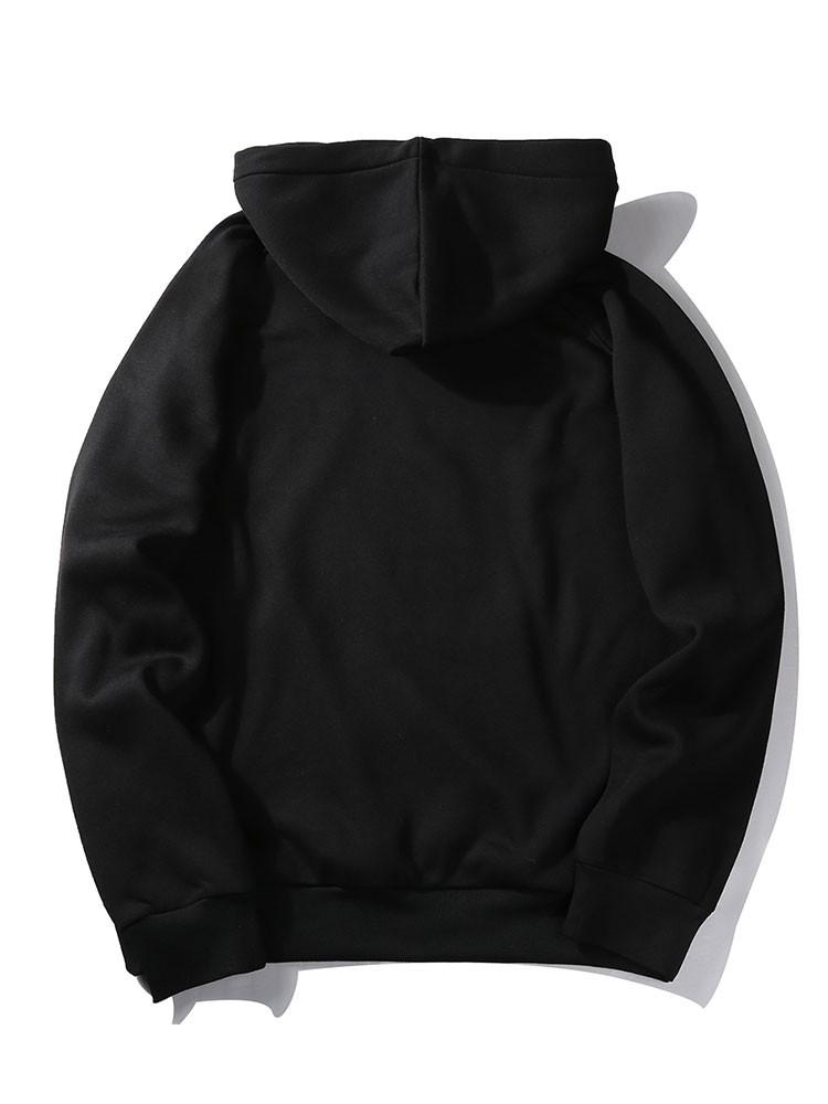 Bear In Leather Jacket Print Hoodie & Jogger Pants