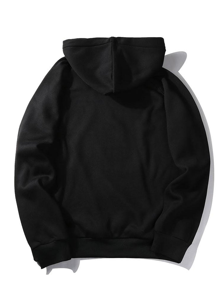 Bear In Leather Jacket Print Hoodie & Jogger Pants