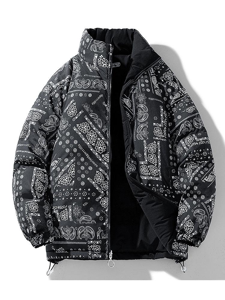 Omkeerbare Paisley Pufferjas
