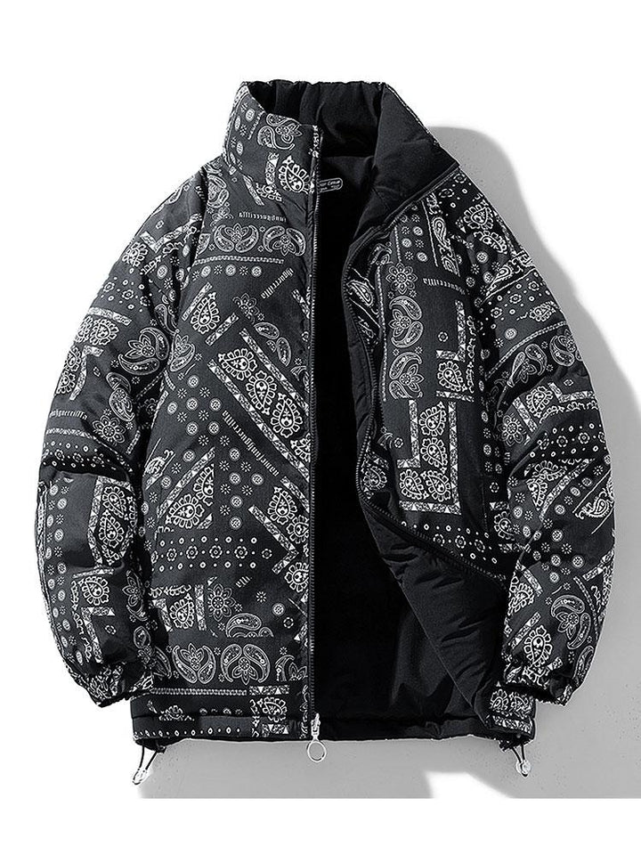 Omkeerbare Paisley Pufferjas
