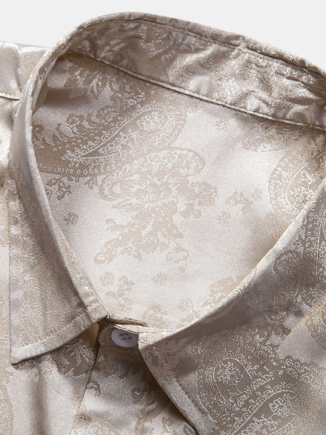 Paisley Print Satijnen Shirt & Shorts