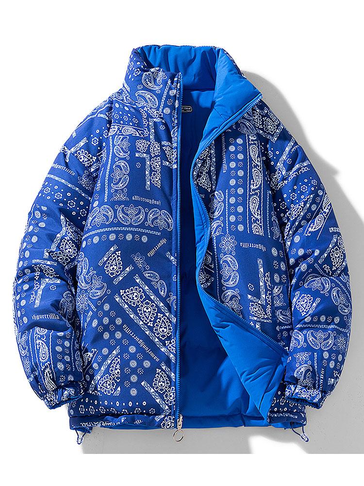 Omkeerbare Paisley Pufferjas