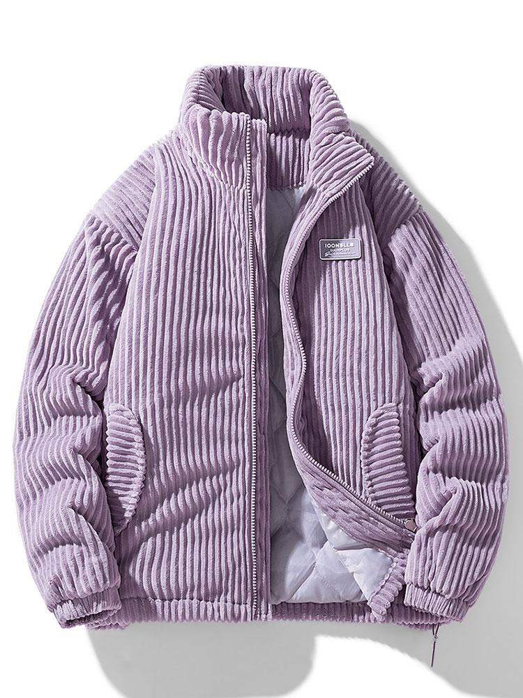 Gevoerde Corduroy Jas