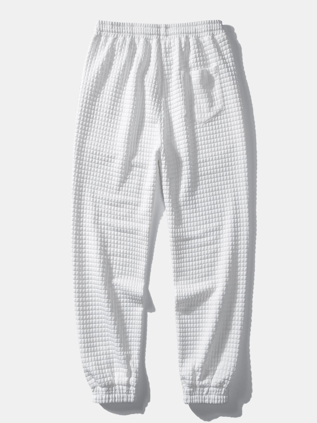 Korte Mouw Wafel Boog Hem T-Shirt & Joggingbroek