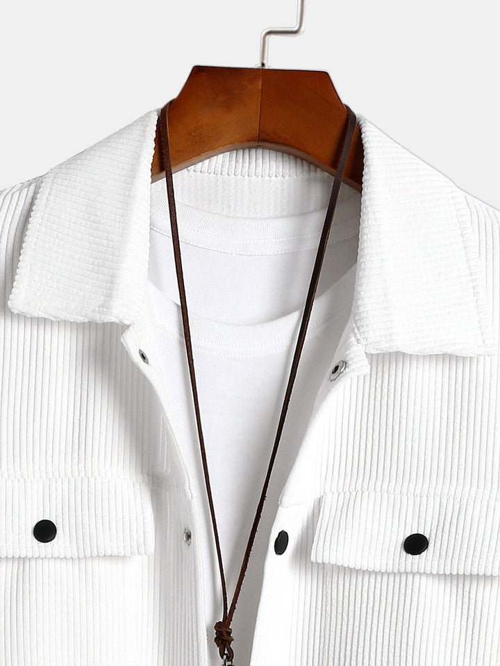 Corduroy Jas Met Zakken