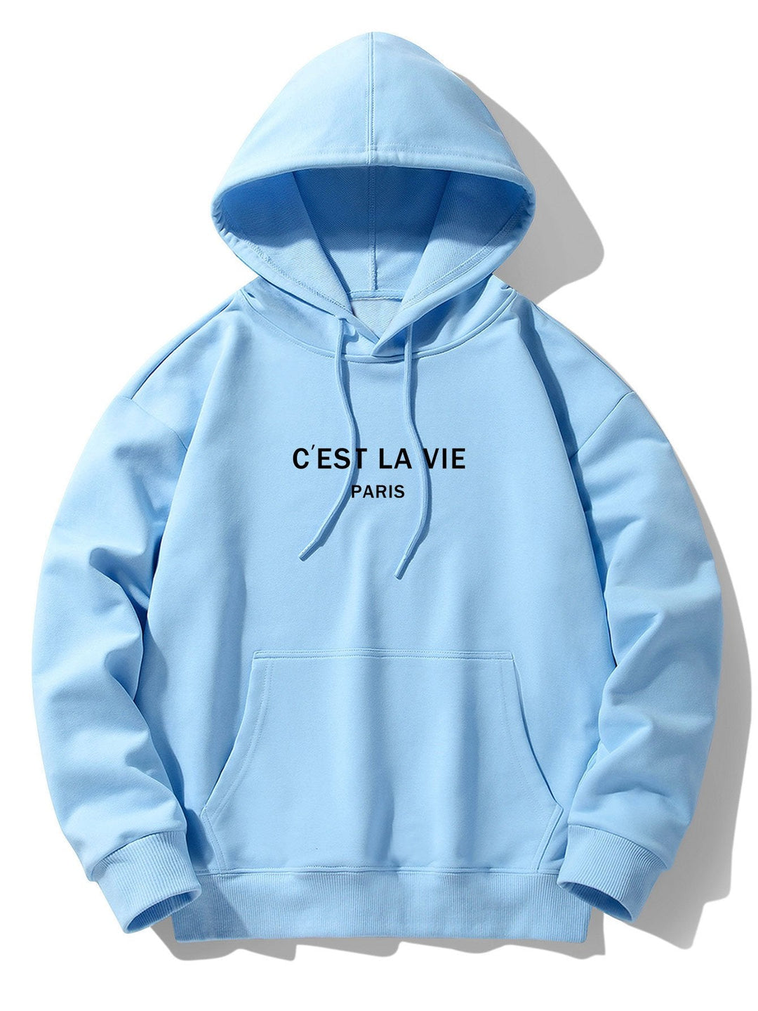Paris Print Katoenmix Hoodie & Joggingbroek