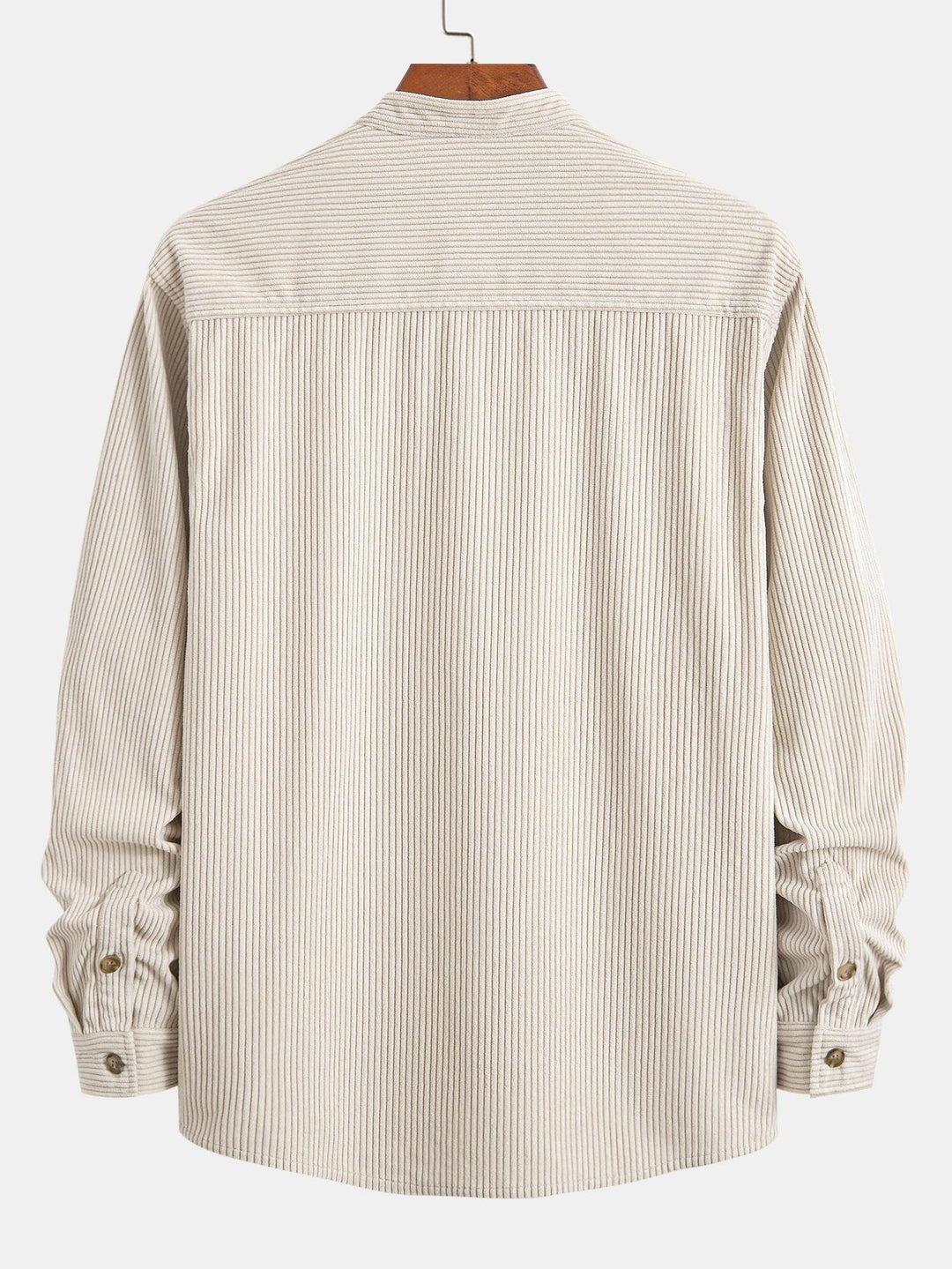Corduroy Staande Kraag Shirt
