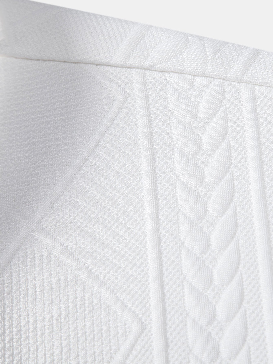 Geometrisch Jacquard Overhemd met Knopen & Shorts